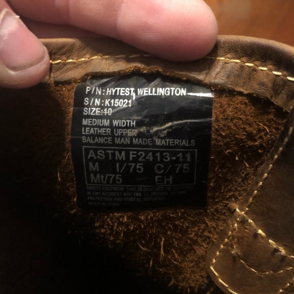 Size 10 met guard cowboy boots - Picture 3 of 5